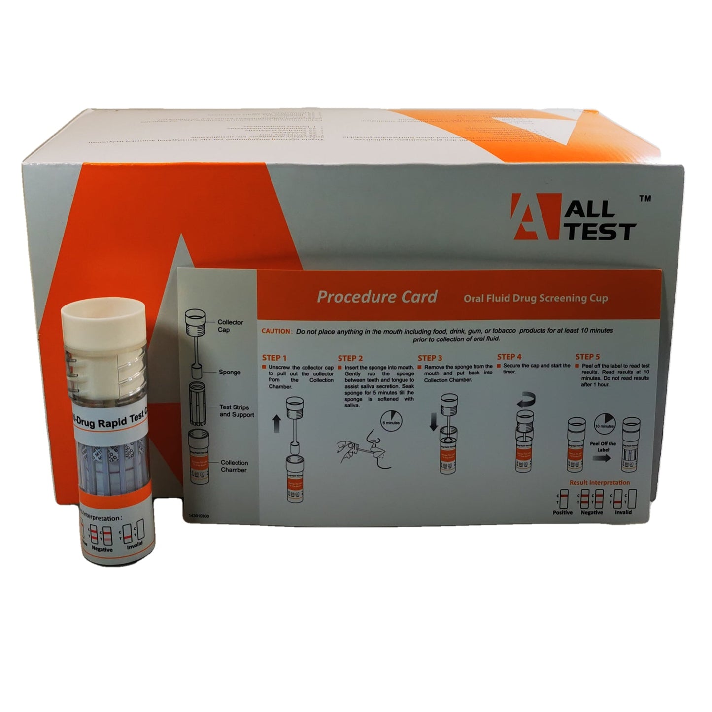 ALLTEST 11-Panel Saliva Drug and Alcohol Test Kit for Workplace