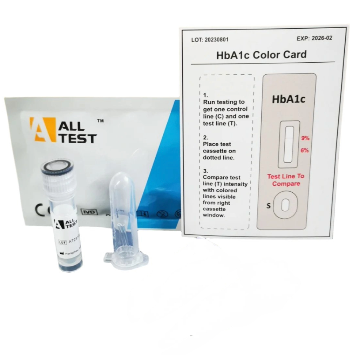 HbA20c Blood Test Kits   Diabetes Screening Test Kits – Valuemed