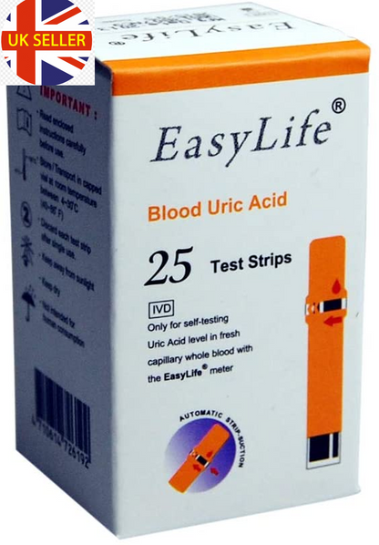 Hnxxyisite Home Uric Acid Test kit Uric Acid Tester Uric Acid Meter  Includes 10pcs Uric Acid Test Strips